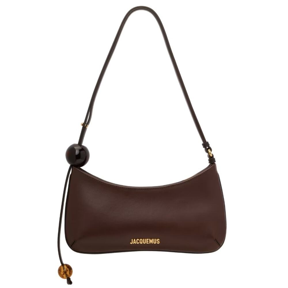 NEW JACQUEMUS BROWN LEATHER SPHERE MINI SHOULDER BAG NWT AUTHENTIC! - Picture 2 of 7